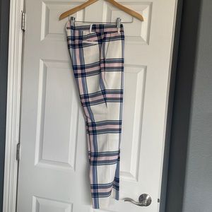Tory Burch plaid capri pants